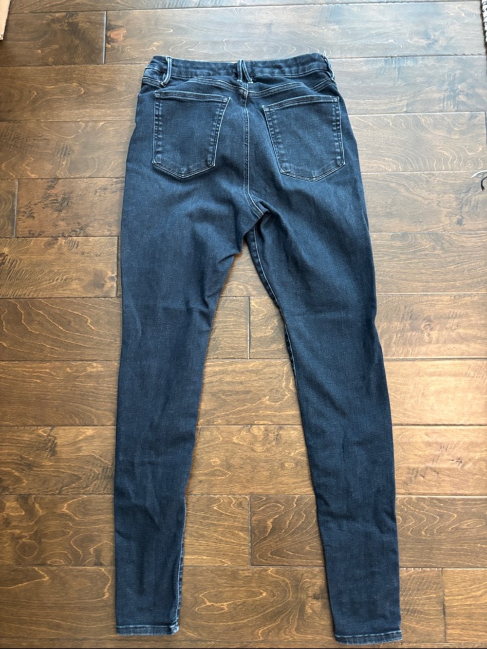 Good American Always Fit Blue High-Rise Skinny Jeans - Picture 4 of 4